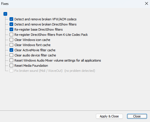 K-Lite Codec Pack电脑版