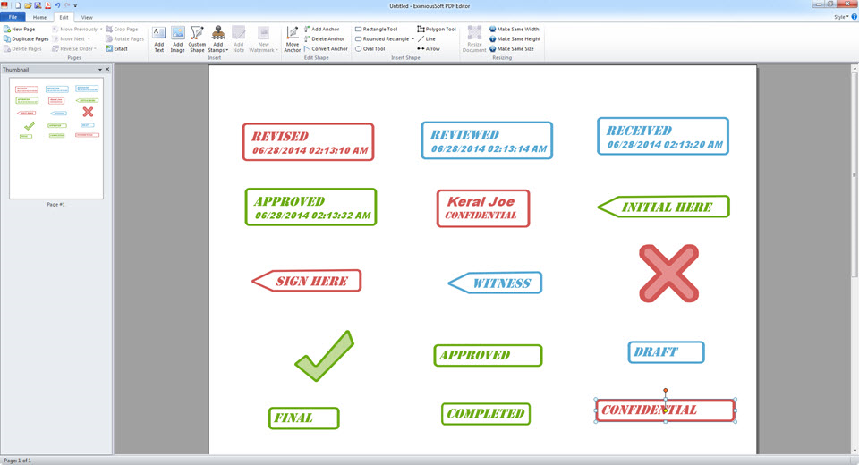 EximiousSoft PDF Editor