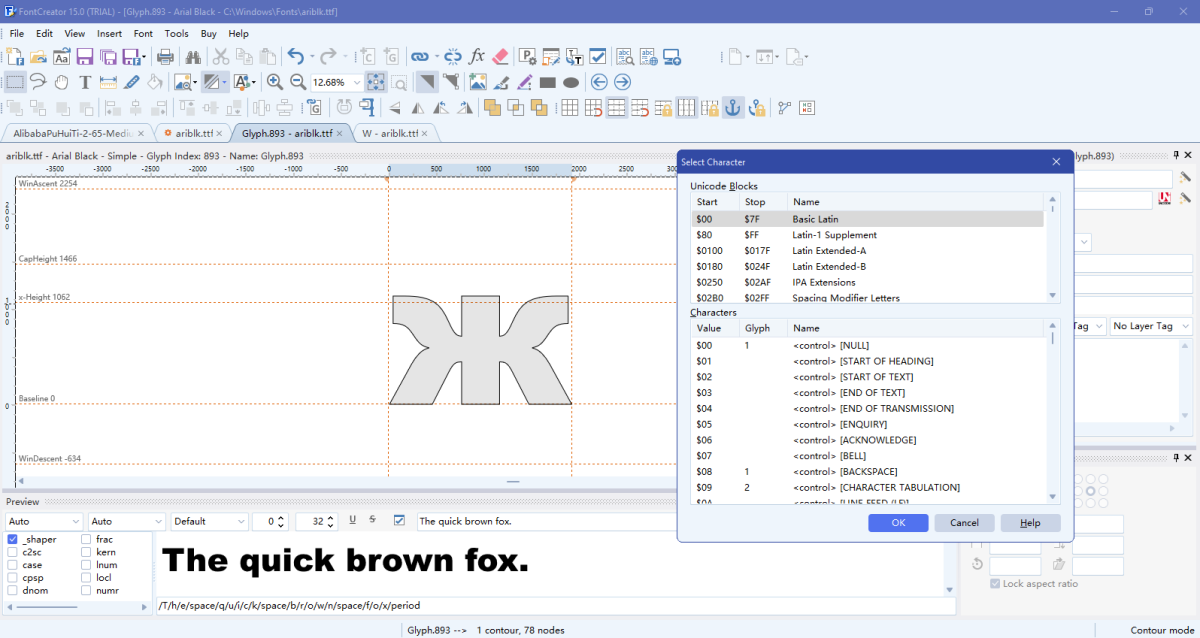 FontCreator