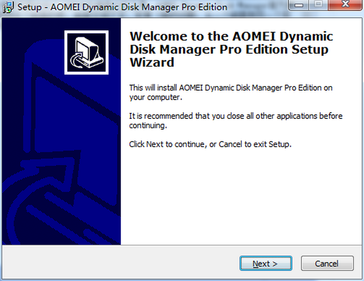 AOMEI Dynamic Disk Manager