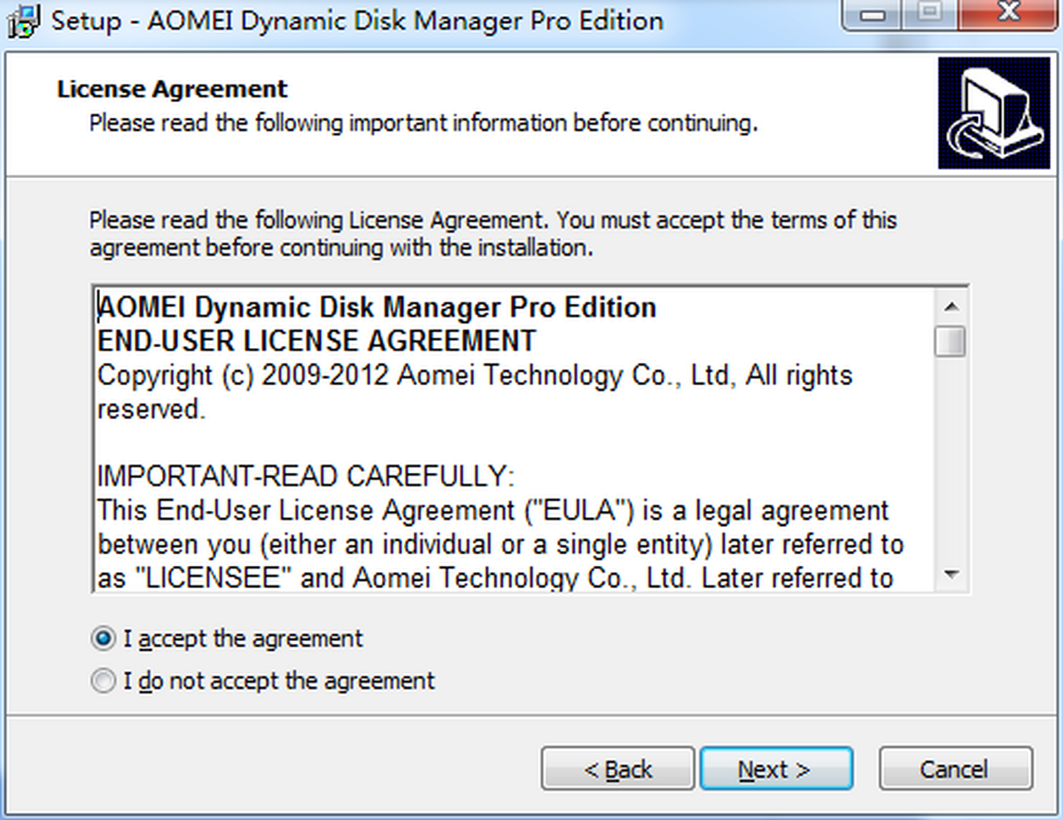 AOMEI Dynamic Disk Manager