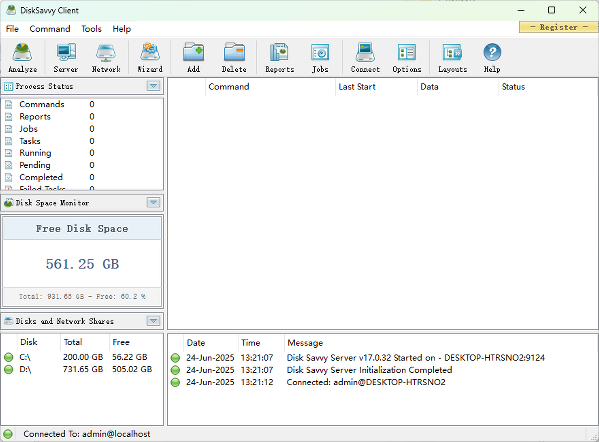 Disk Savvy Server